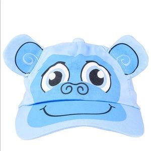 Kids Adjustable Blue Monkey Cap Hat.